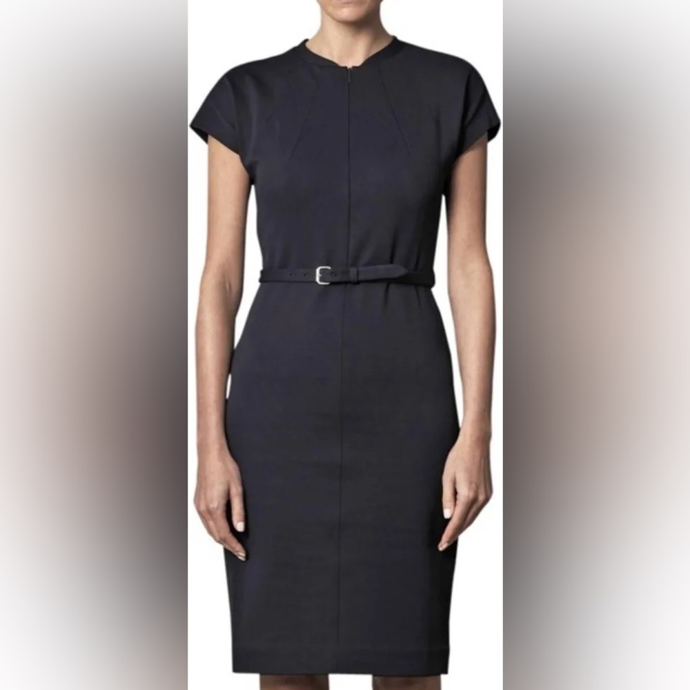 NWT ✨ DVF Sleeveless navy Maizah Dress Belted Women's Dress- size 10